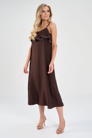 Sukienka „Czekoladowy Szept” suknie wieczorowe Warszawa